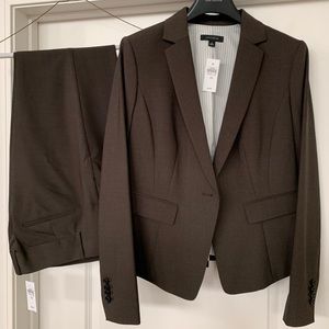 NWT Ann Taylor Suit in Mocha